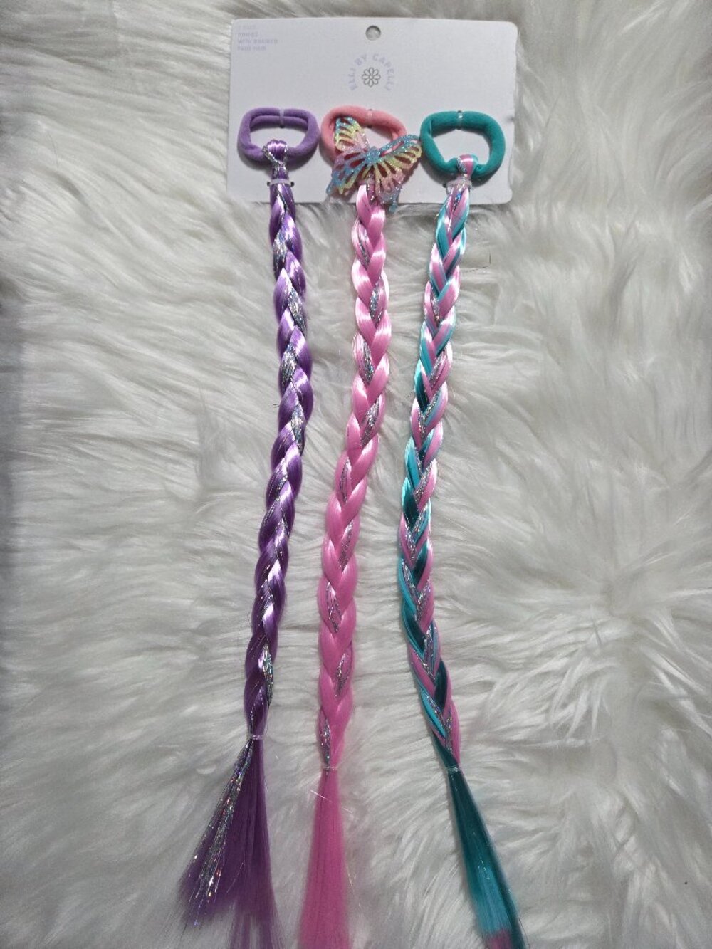 Elli by Capelli Faux Braid Hair Accessory Set